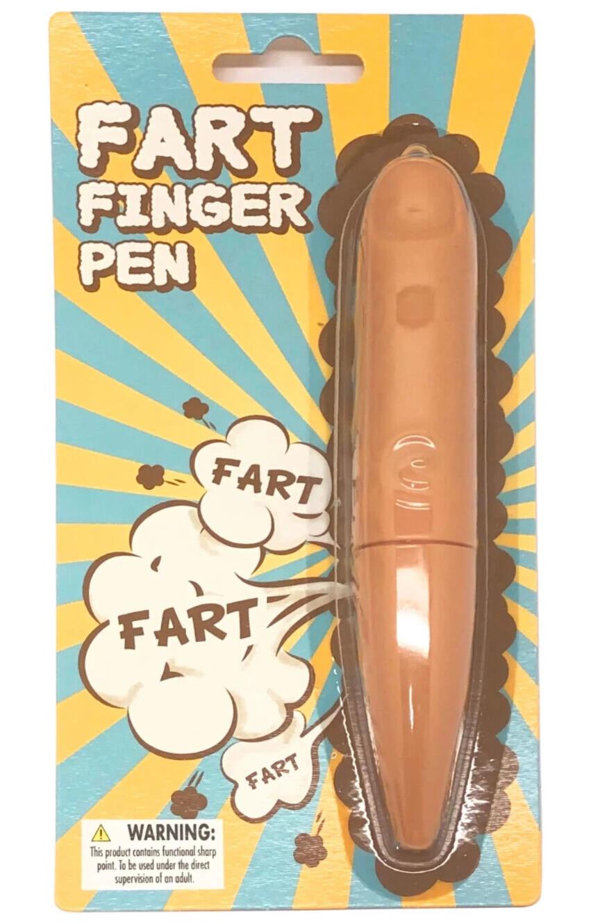 Fart Finger Pen | Hilarious Fart Sounds & Working Pen in One! | Gag Gift 💨