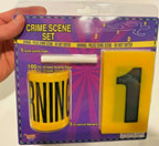 🕵️‍♂️ CRIME SCENE INVESTIGATION KIT – 100 ft Tape, Chalk & 5 Evidence Markers
