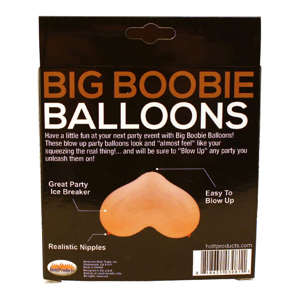 Big Boobie Balloons (6-Pack) – Hilarious Party Gag Gift! 🎈😂