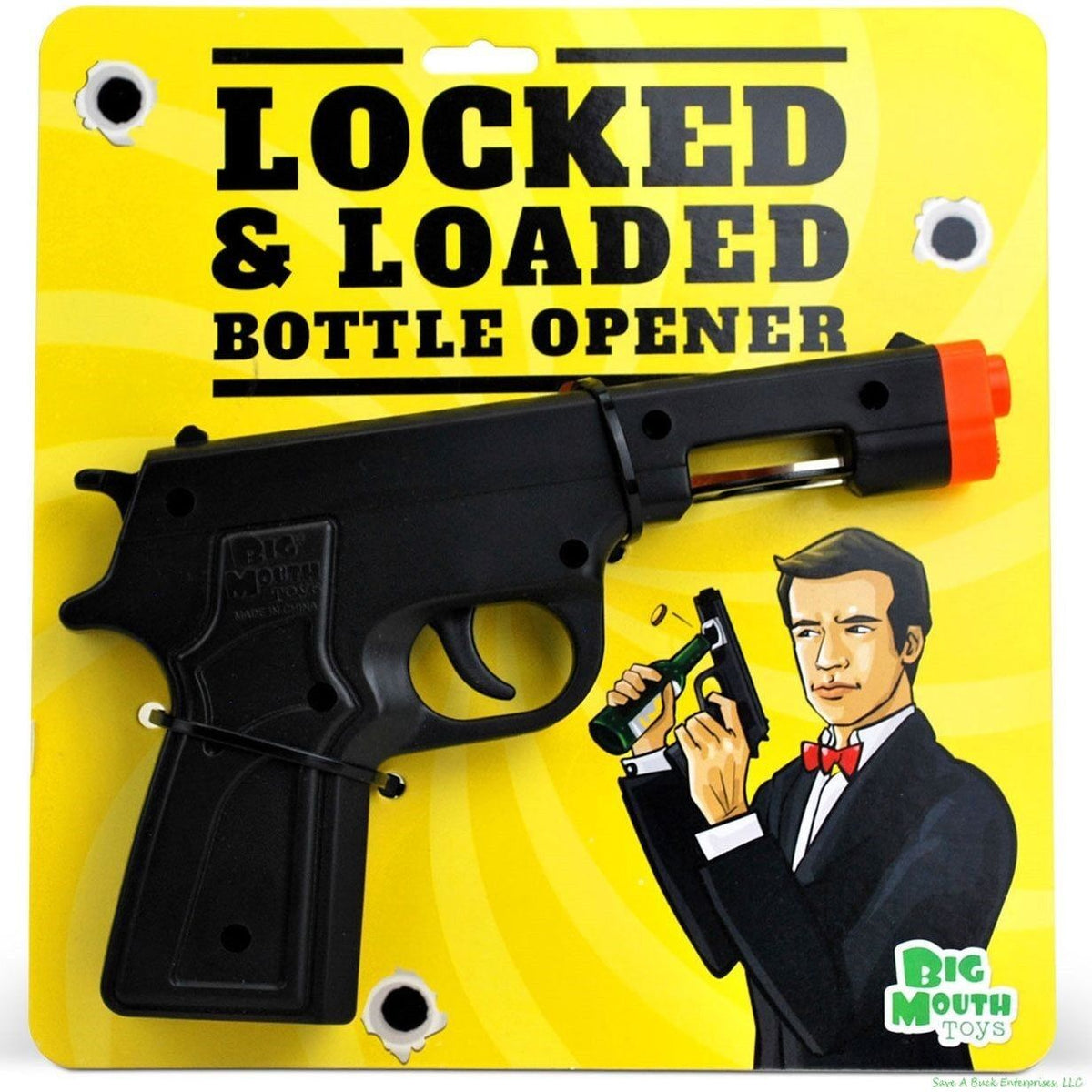 Locked & Loaded Gun Bottle Opener 🔫🍻