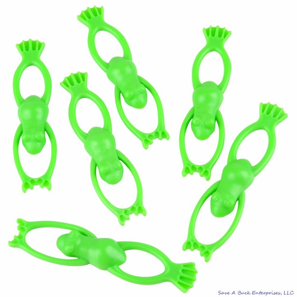 🐸 Frog Finger Slingshots – 12-Pack of Flying Fun!