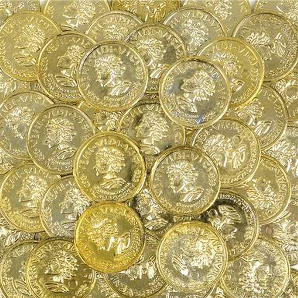 🏴‍☠️ Pirate Treasure Party Set – 144 Jewels + 144 Gold Coins (288pcs Total!)