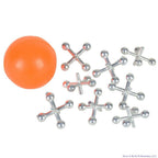 🪩 12-Pack Classic Metal Jacks Game Sets – With Rubber Ball Included!