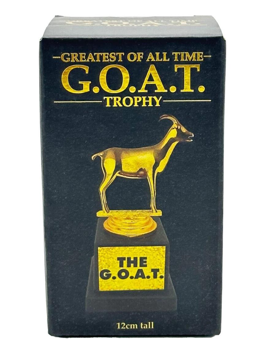 🐐 G.O.A.T. Trophy – Greatest of All Time Novelty Award