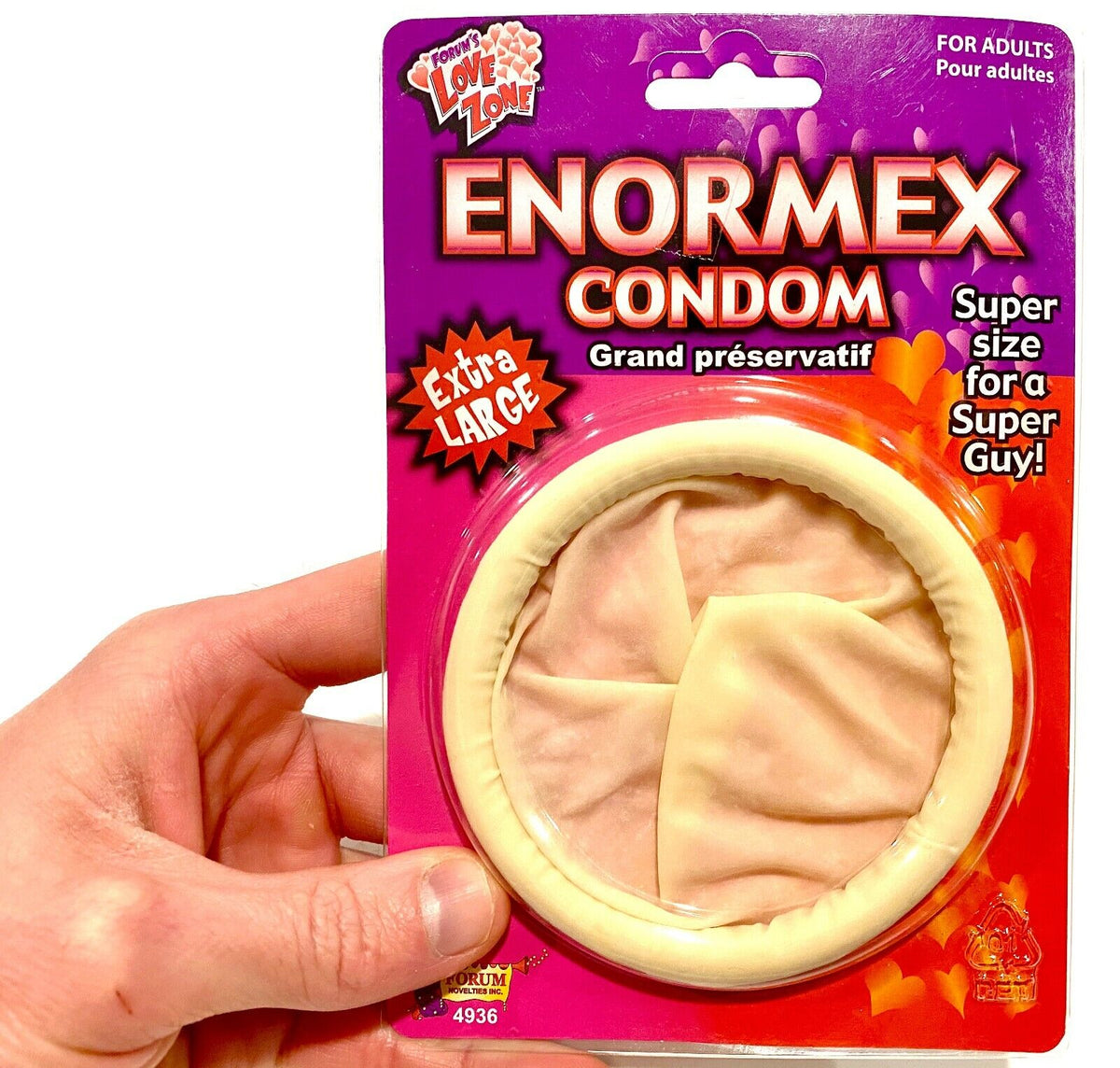 ENORMEX HUGE CONDOM – Giant Extra Large – Hilarious Gag Gift for Men! 😂