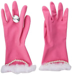 🧤 "Pink and Pearly" Glam Gloves – Fancy Dish Duty with Attitude