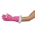 🧤 "Pink and Pearly" Glam Gloves – Fancy Dish Duty with Attitude