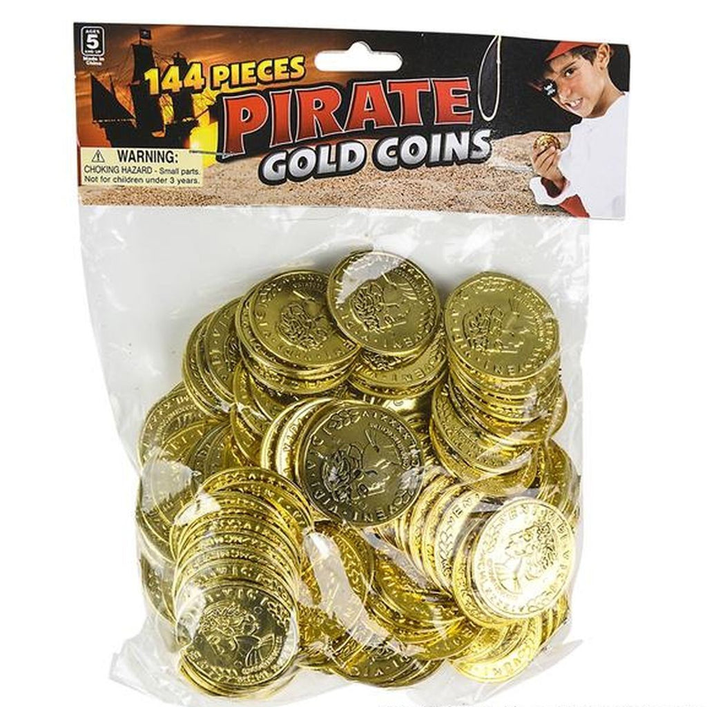🪙 1,000 Plastic Gold Coins – Bulk Party Favor Set