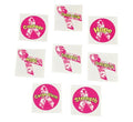🎗️ 36-Pack Pink Ribbon Camo Tattoos – Fundraiser & Awareness Set