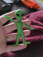 👽 Set of 12 Green Bendable Alien Figures – Out-of-This-World Fun!