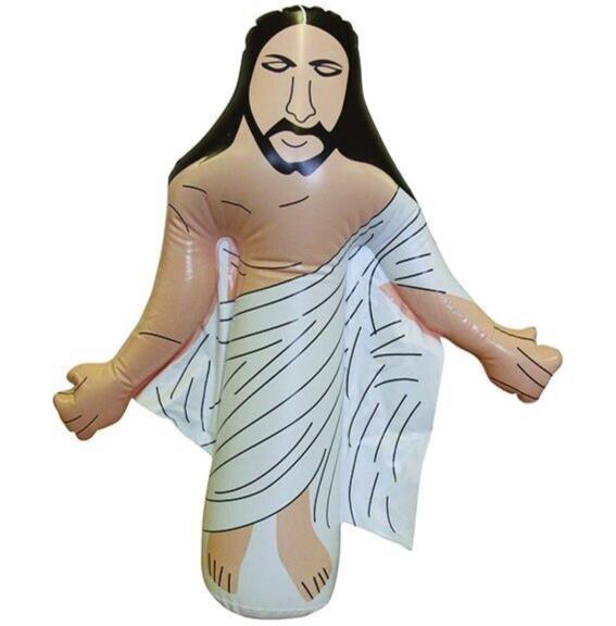 Inflatable Jesus – 20" Tall | Funny Gag Gift 🎈🙏