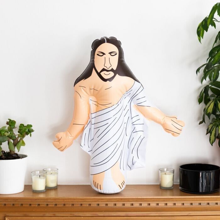 Inflatable Jesus – 20" Tall | Funny Gag Gift 🎈🙏