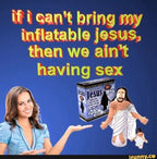 Inflatable Jesus – 20" Tall | Funny Gag Gift 🎈🙏