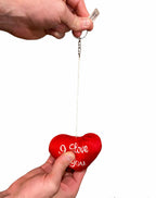 ❤️ Retro Pull-String Vibrating Hearts – Set of 3