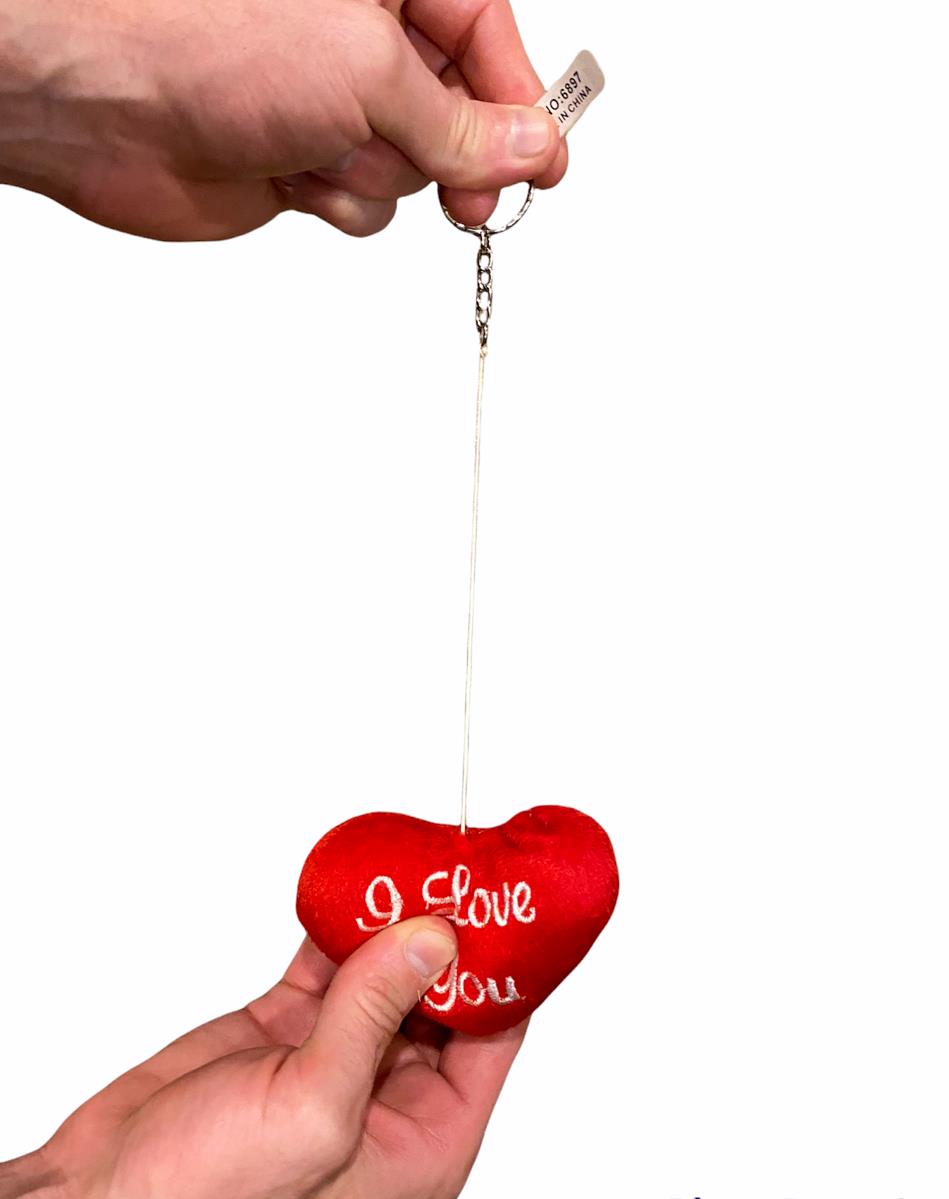❤️ Retro Pull-String Vibrating Hearts – Set of 3