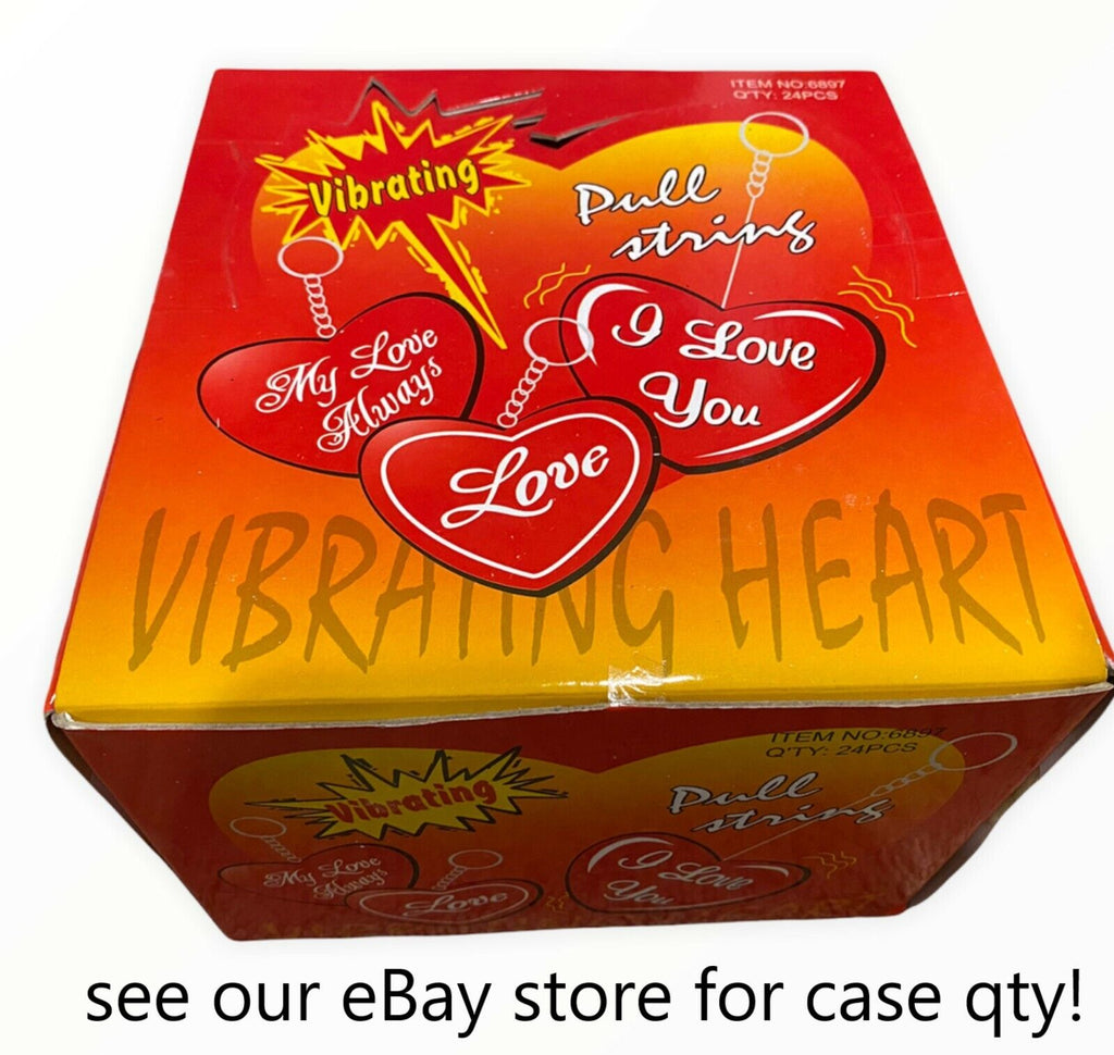 ❤️ Retro Pull-String Vibrating Hearts – Set of 3