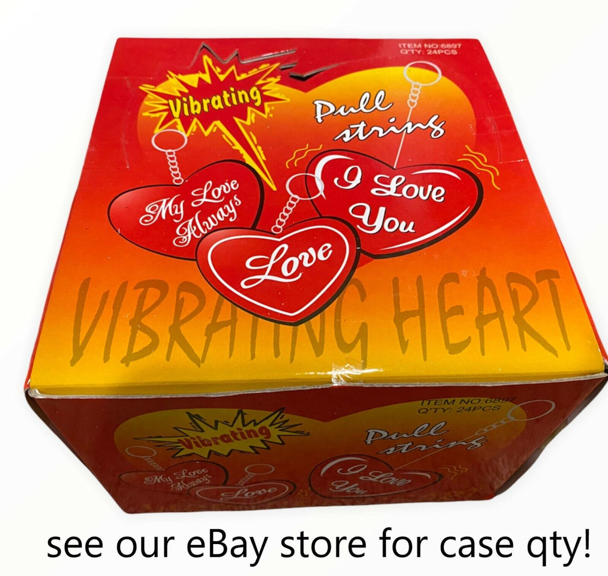 ❤️ Retro Pull-String Vibrating Hearts – Set of 3