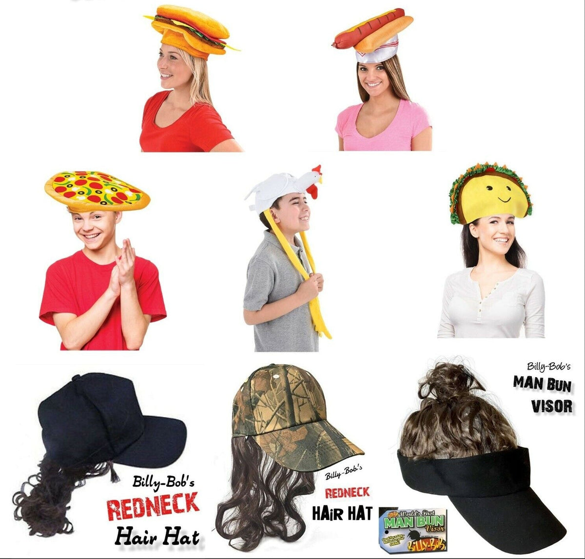 15" PIZZA HAT - Cheese Pepperoni Pie Cap Food-Prop-Halloween Funny Party Costume
