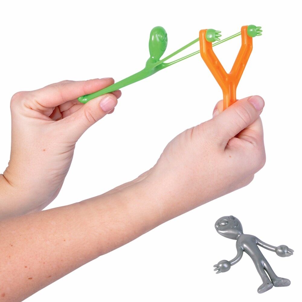 👽 Alien Slingshot Sets – 12 Packs (Each with 2 Aliens + Slingshot)