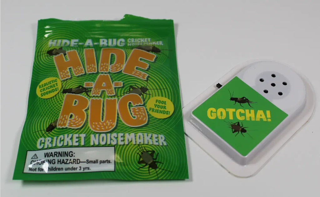 🦗 Crazy Cricket Hidden Chirping Noise Prank Toy