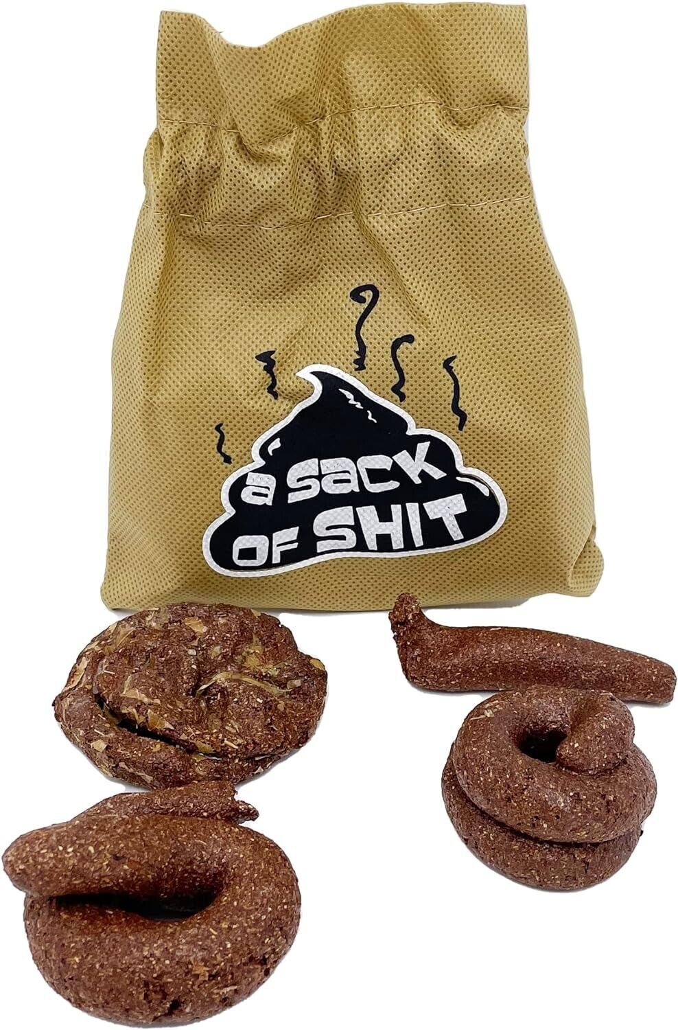 💩 Sack of Sh#t – 4-Piece Realistic Fake Poop Gag Gift Set