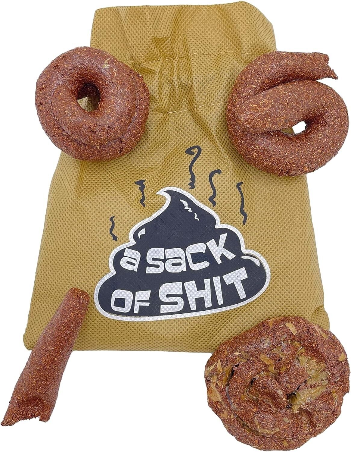 💩 Sack of Sh#t – 4-Piece Realistic Fake Poop Gag Gift Set