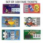 100 Fake Lotto Tickets – Hilarious Prank Gag Gift! 🎟️😂