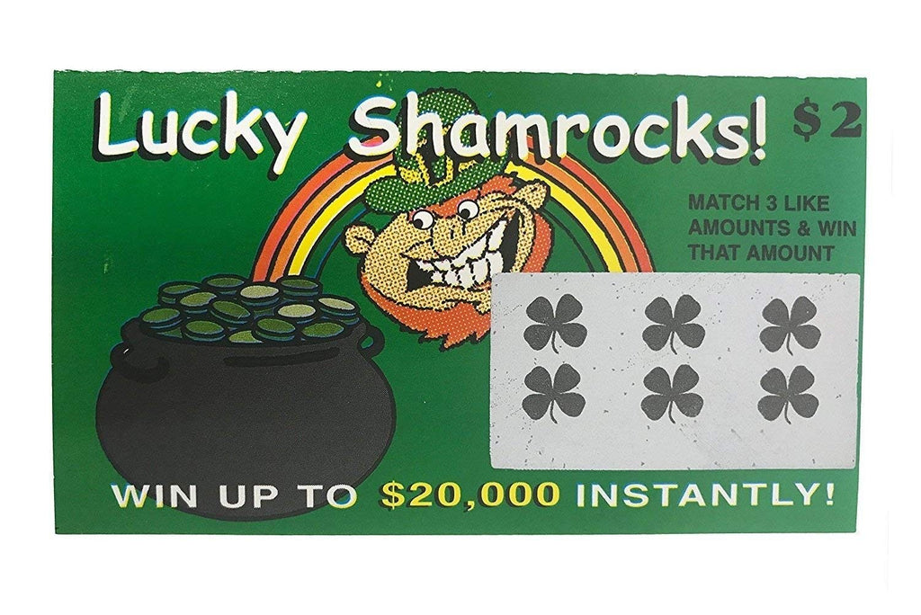 100 Fake Lotto Tickets – Hilarious Prank Gag Gift! 🎟️😂