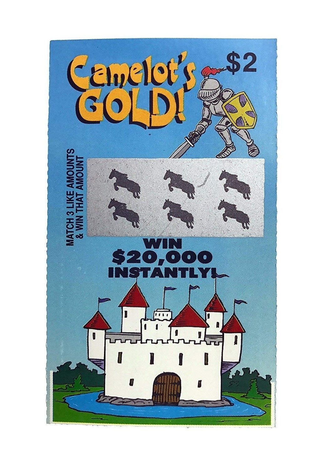 100 Fake Lotto Tickets – Hilarious Prank Gag Gift! 🎟️😂