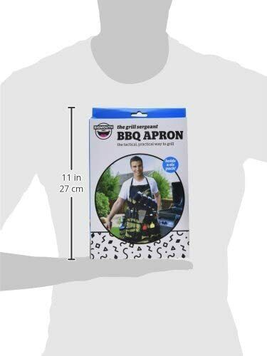 BBQ Grill Sergeant Master Apron – Tactical Camouflage Apron for the Ultimate Grill Master 🔥🍖🎖️