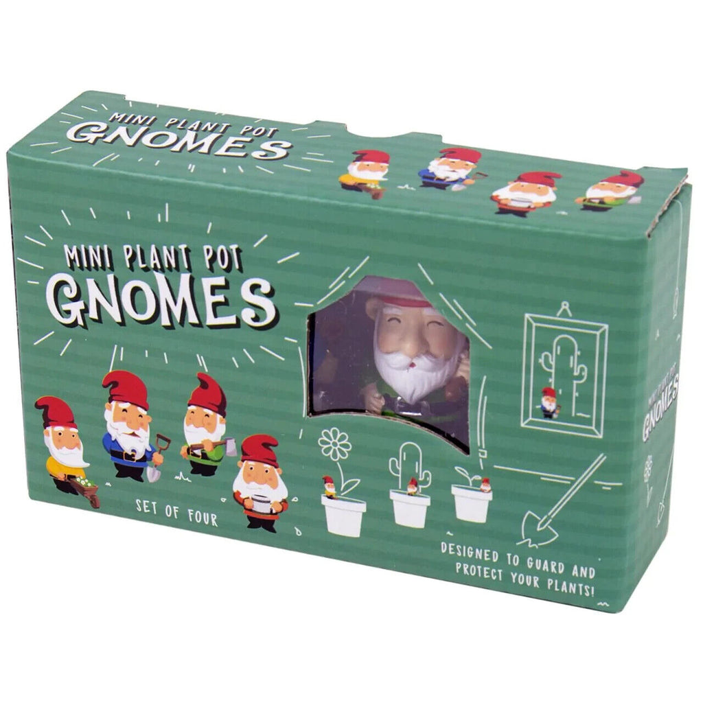 🪴 Mini Plant Pot Gnomes – 4-Pack of Garden Mischief!