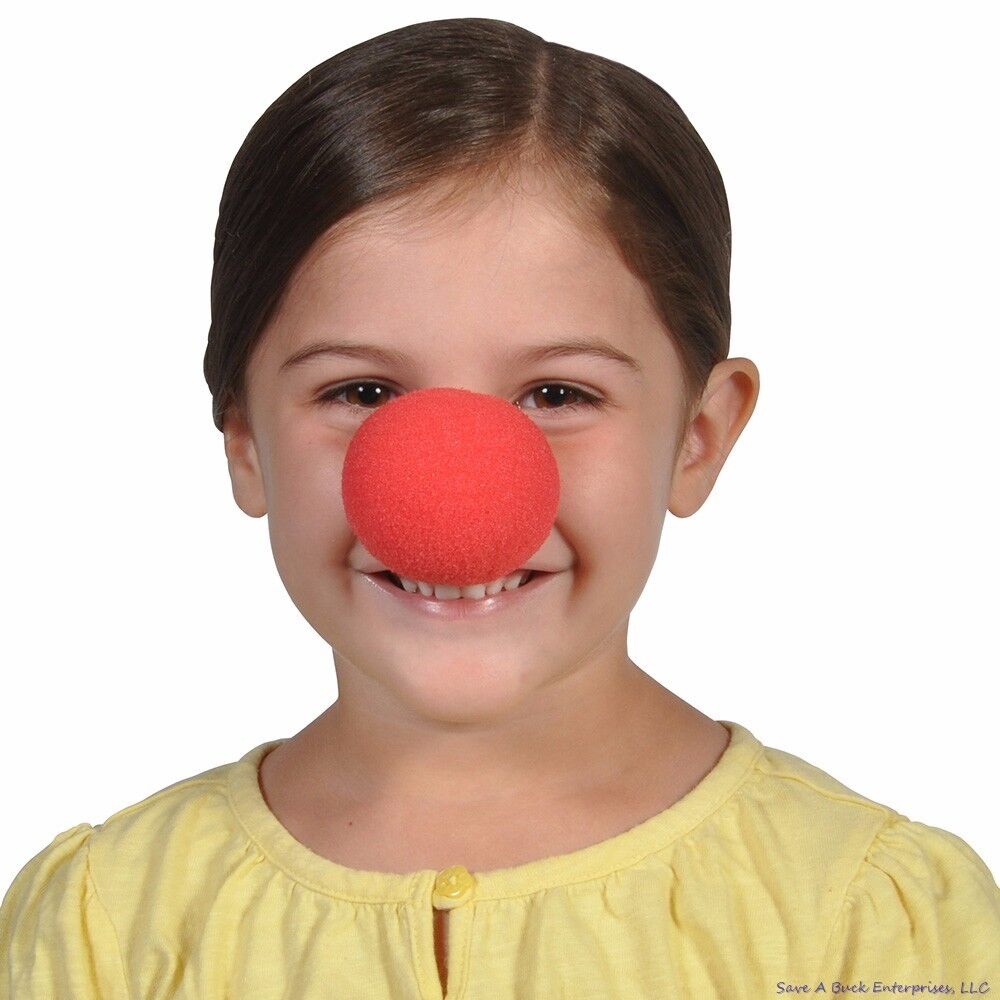 🤡 Red Clown Noses – 12-Pack Classic Party Favors (2" Each)
