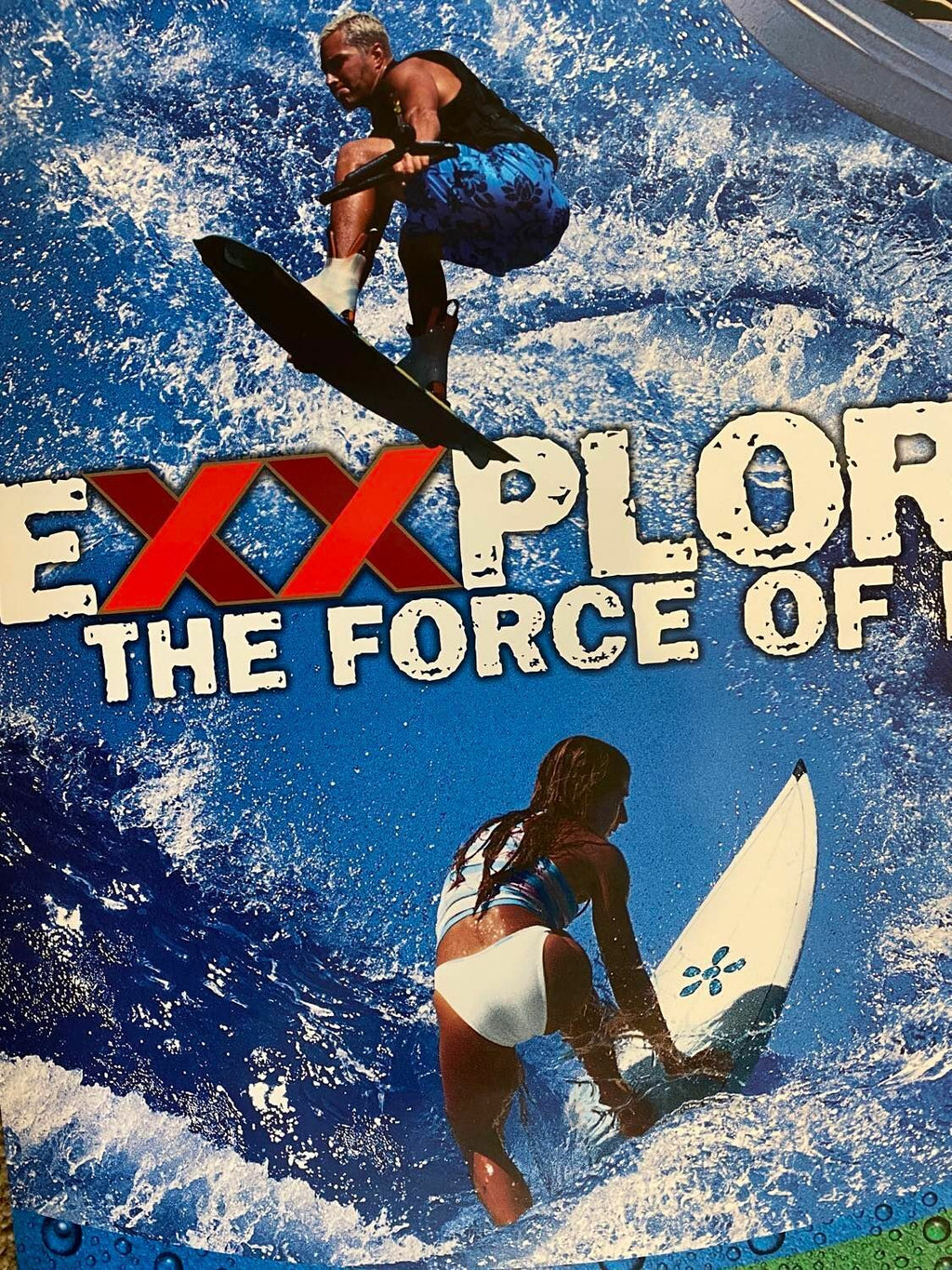 🏄‍♂️ Dos Equis Water Sports Poster – 21"x17" Collectible Beer Art