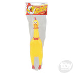🐔 12" Squeaking Rubber Chicken – Classic Gag Toy & Dog Favorite!
