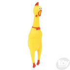 🐔 12" Squeaking Rubber Chicken – Classic Gag Toy & Dog Favorite!