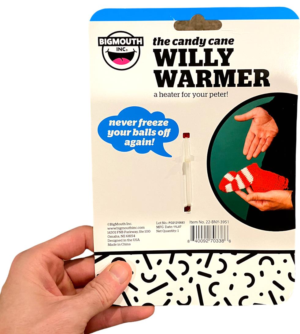 Candy Cane Willy Warmer – Hilarious Christmas Gag Gift! 🎄🍬😂
