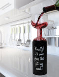 Ultimate Wine Bottle Glass Holds a Whole Bottle Drink 750ml - Big Mouth Toys 🍷