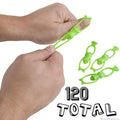 🐸 Bulk Set of 120 Frog Finger Slingshots – Stretch, Launch & Laugh!