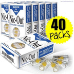 Nic-Out Cigarette Filters – 40 Packs (1,200 Total Filters) – Authentic Smoking Cessation Aid 🚭💨