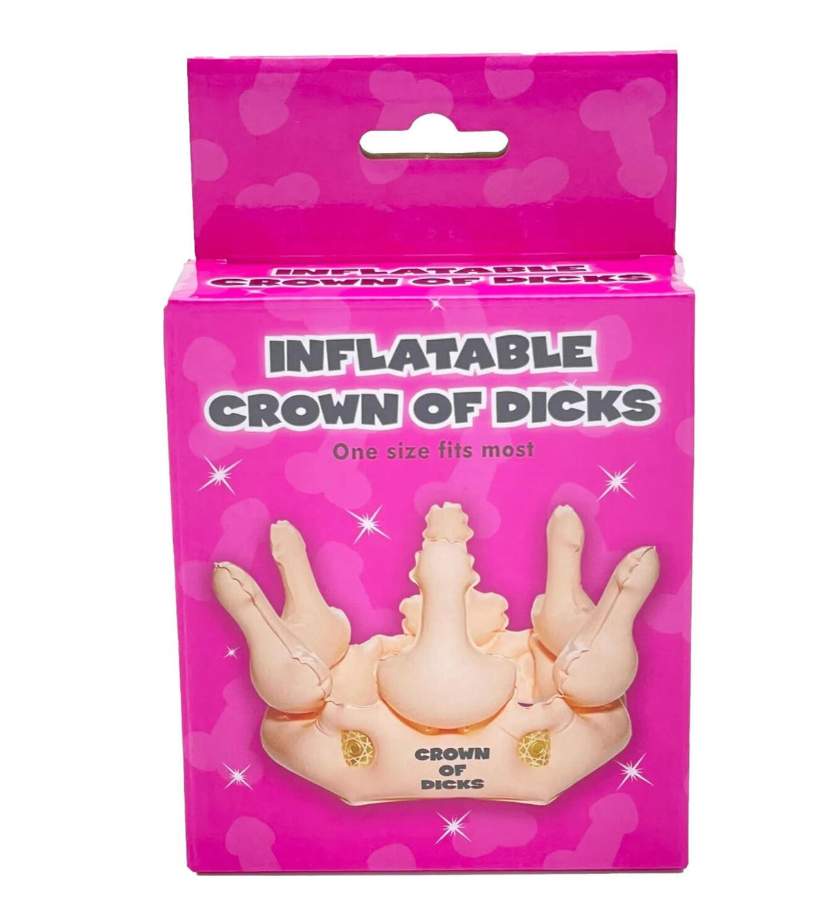 Inflatable Crown of Dicks – Hilarious Bachelorette Party Gag Gift 👑🍆🤣
