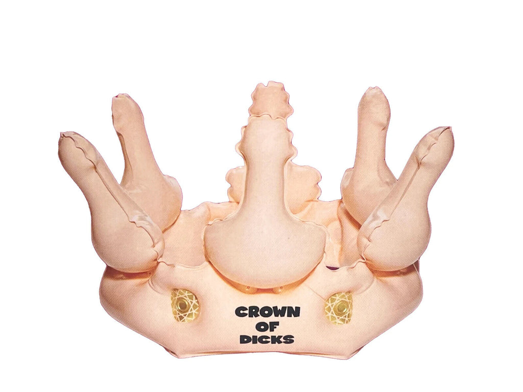 Inflatable Crown of Dicks – Hilarious Bachelorette Party Gag Gift 👑🍆🤣