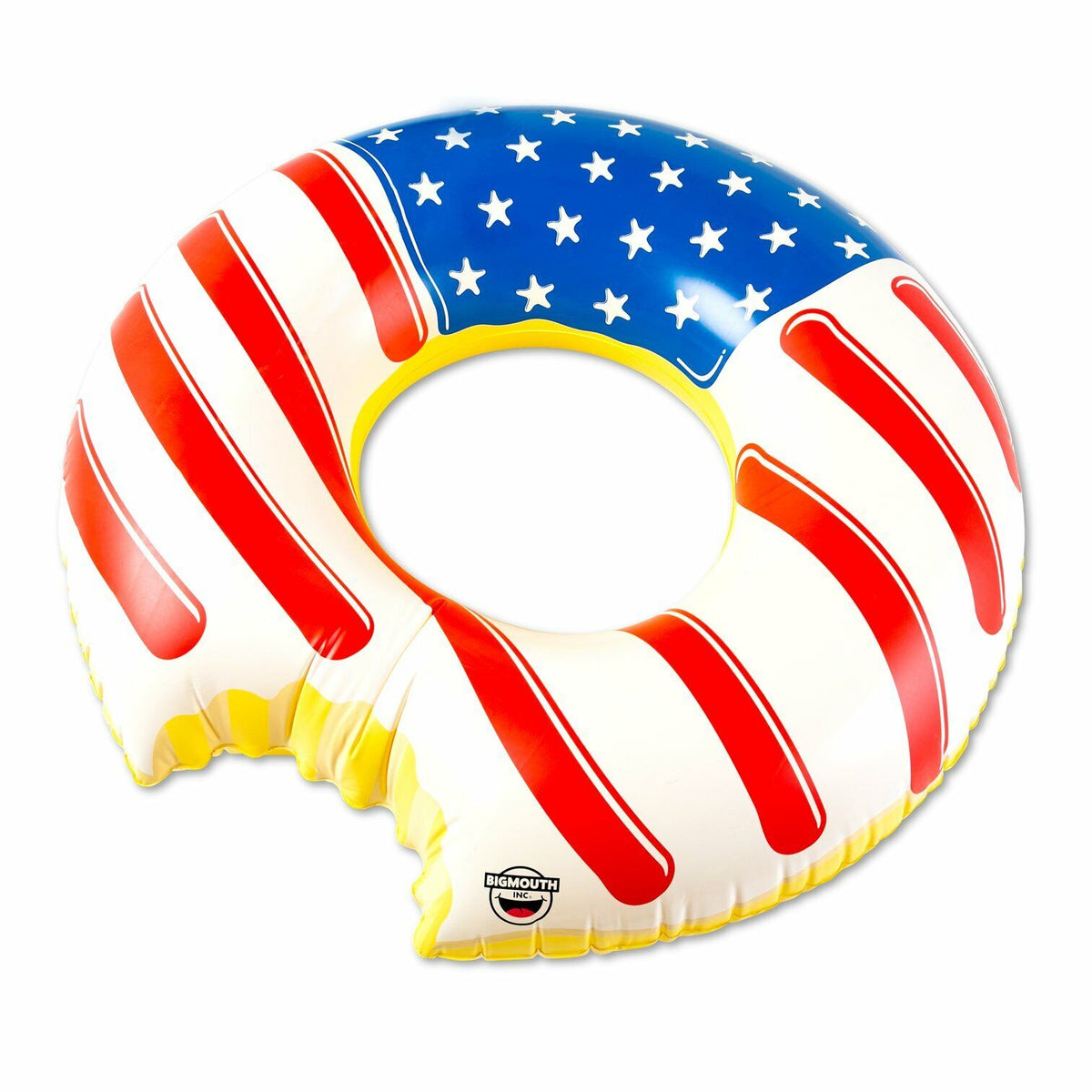 🇺🇸 USA Flag Donut Pool Tube Float – 4 Ft Inflatable by BigMouth Inc.