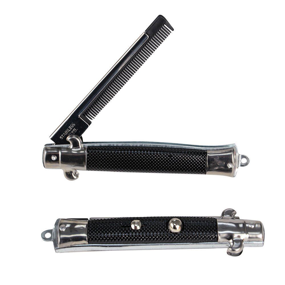 🕶️ Switchblade Pocket Combs – Wholesale 72-Pack (Retro Greaser Style)