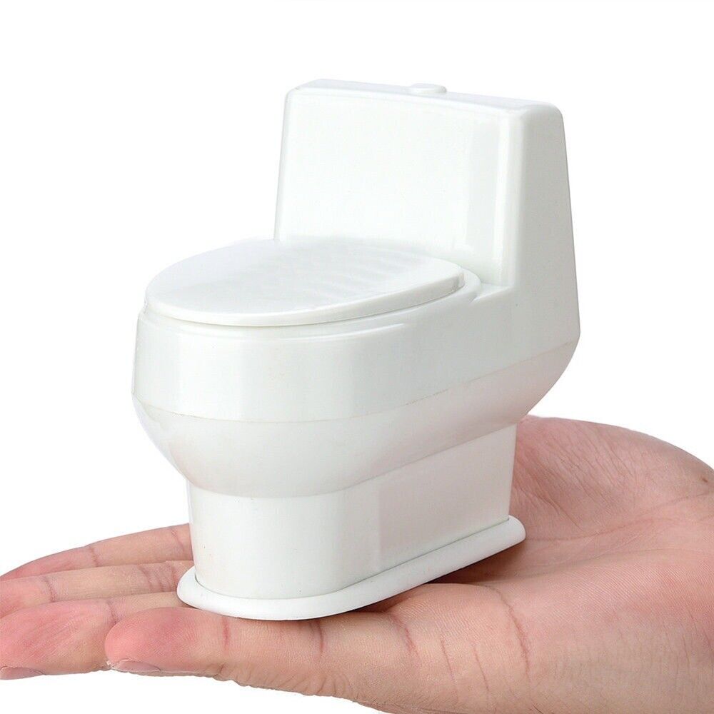 Mini Toilet Bowl 🚽 Squirt Water Gun Poop Turd ~ GaG Prank Classic Child Toy