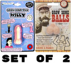 🍒 Grow a Pair + Grow a Pecker Combo Set – Hilarious Gag Gift Duo!