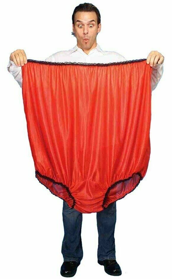 Big Momma Undies – Hilariously Oversized Red Bloomers! Granny Underwear 🩲 😂