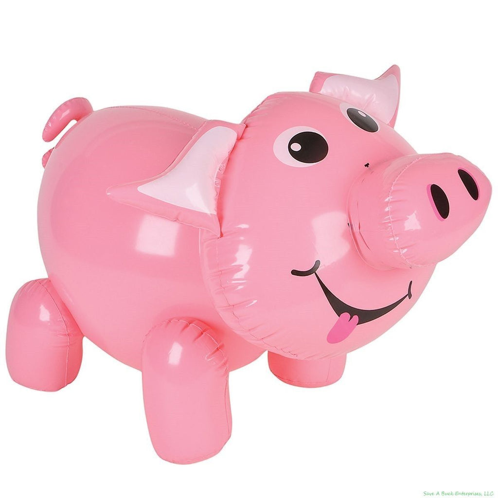 🐷 Inflatable Smiling Piggy – 20" Party Prop & Pool Buddy