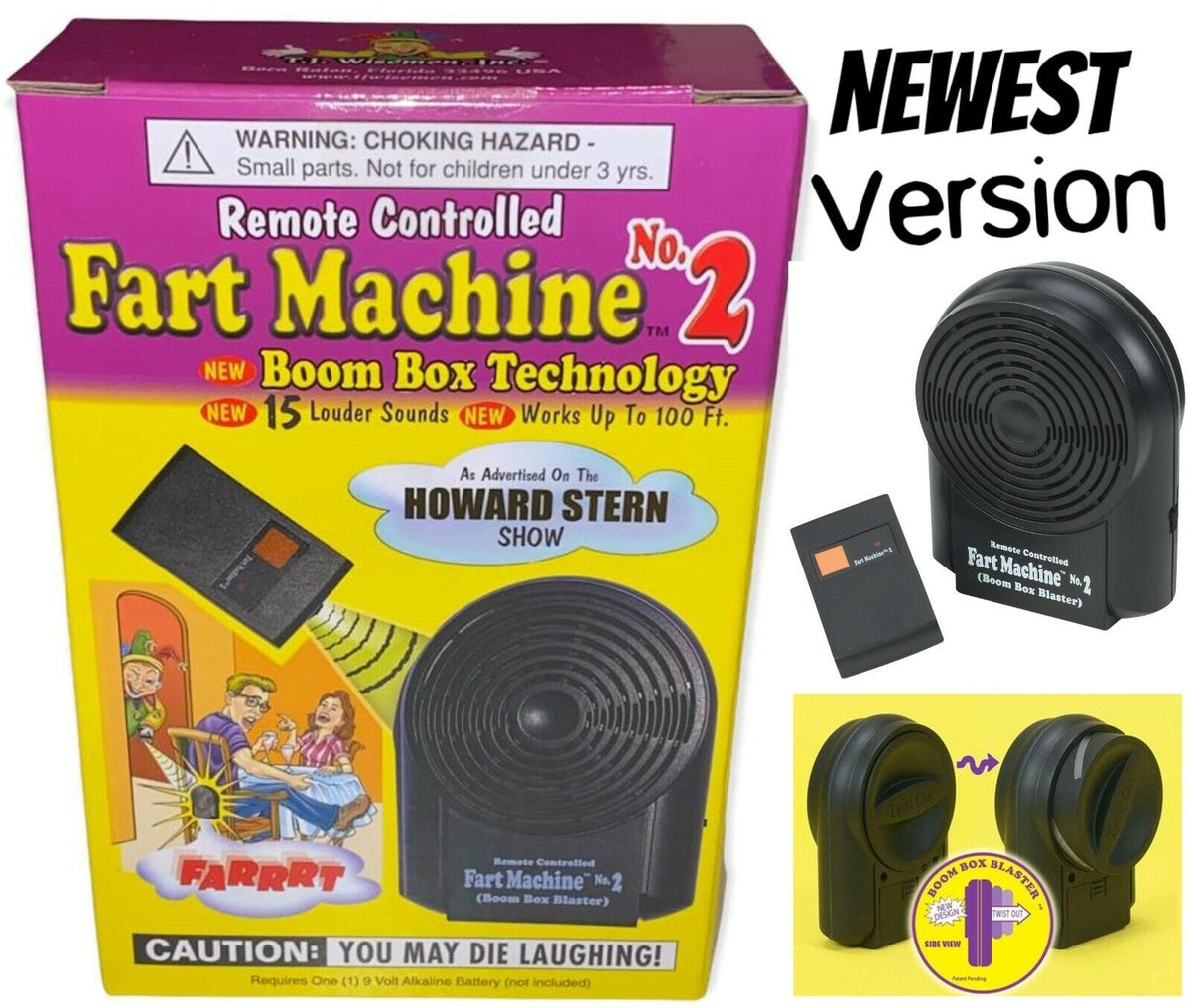 💨 Fart Machine #2 with Remote + Bonus Stink Bombs (3pk)