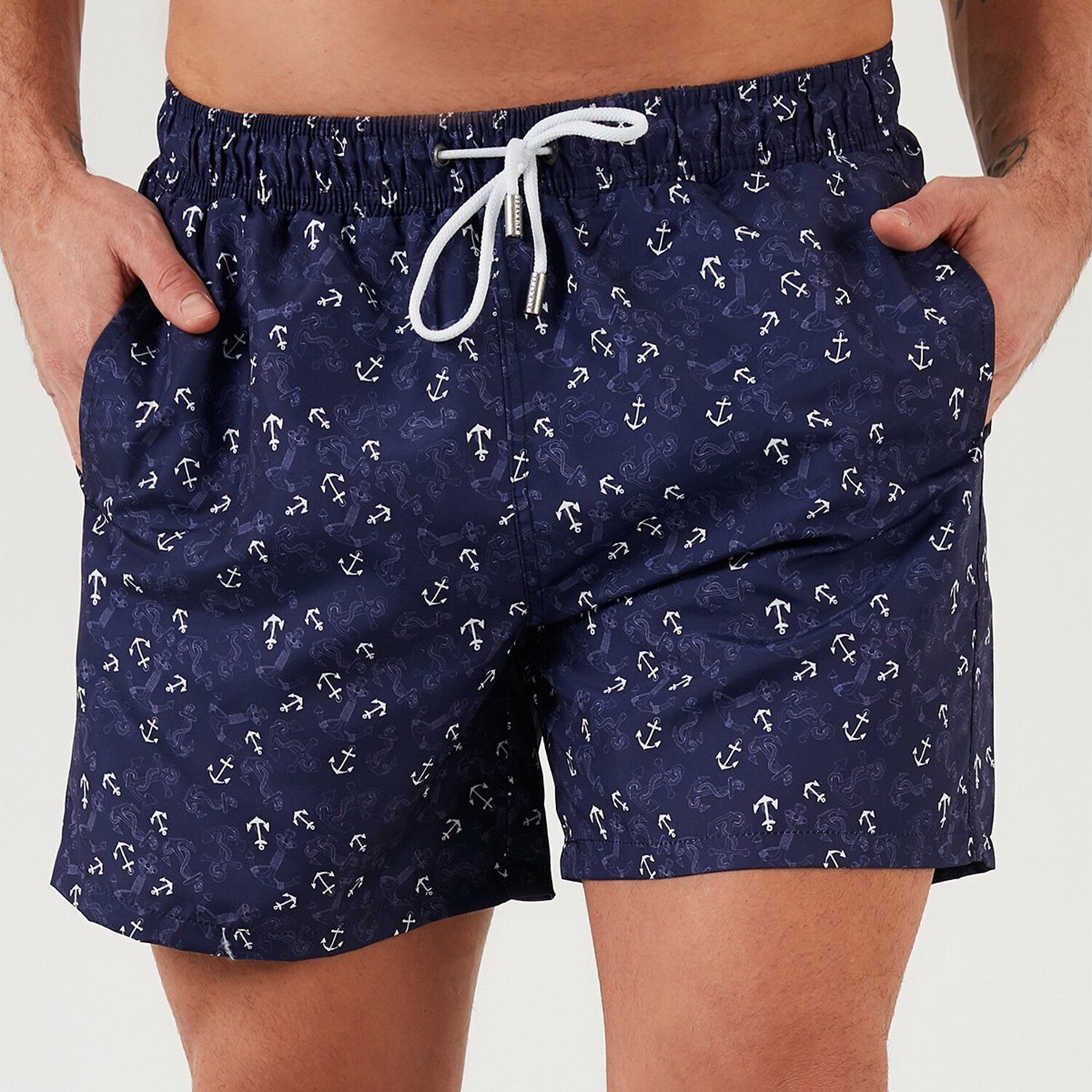 Anchor Swim Shorts // Navy