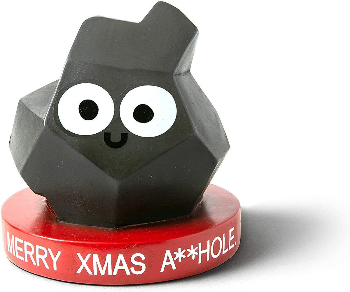 🪨 Lump of Coal – “Merry Xmas A**hole” Gag Gift